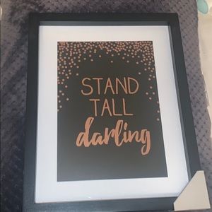 stand tall darling wall art